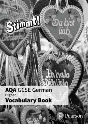 Stimmt! AQA GCSE German Higher Vocab Book (pack of 8)