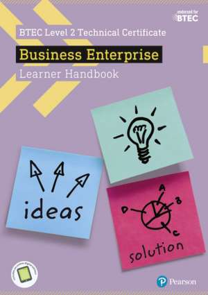 BTEC Level 2 Certificate in Business Enterprise Learner Handbook with ActiveBook de Sue Donaldson