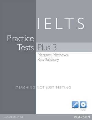 Practice Tests Plus IELTS 3 without Key with Multi-ROM and Audio CD Pack de Margaret Matthews