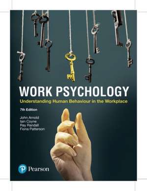 Work Psychology de Fiona Patterson