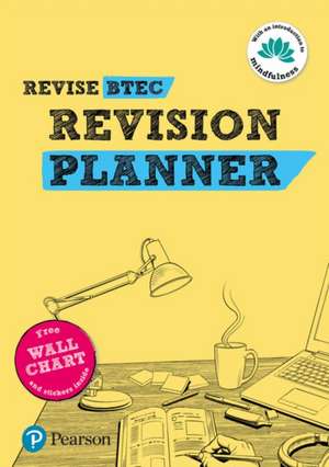 Pearson REVISE BTEC Revision Planner - for 2025 and 2026 exams: for home learning, 2025 and 2026 assessments and exams de Ashley Lodge