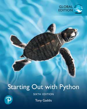 Gaddis, T: Starting Out with Python, Global Edition