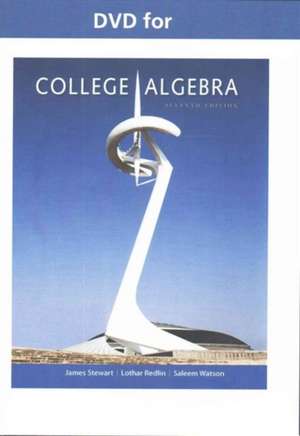 DVD for Stewart/Redlin/Watson's College Algebra, 7th de James Stewart