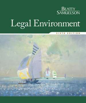 Legal Environment de Jeffrey F. Beatty