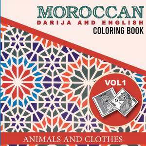 Moroccan Darija and English Coloring Book de Green Art Service