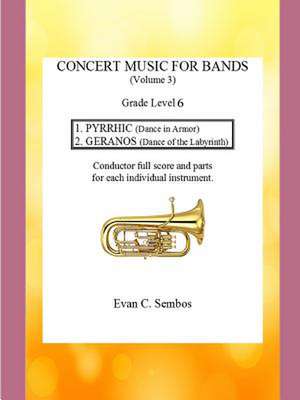 Concert Music for Bands (Volume 3) de Evangelos C. Sembos