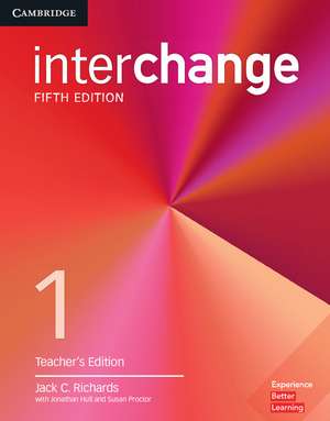 Interchange Level 1 Teacher's Edition with Complete Assessment Program de Jack C. Richards