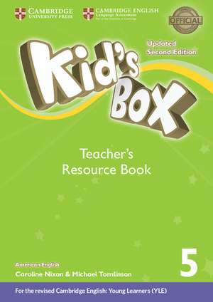 Kid's Box Level 5 Teacher's Resource Book with Online Audio American English de Kate Cory-Wright