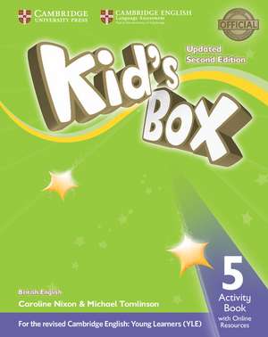 Kid's Box Level 5 Activity Book with Online Resources British English de Caroline Nixon