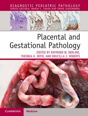 Placental and Gestational Pathology Hardback with Online Resource de Raymond W. Redline