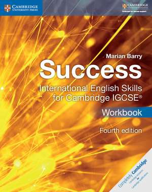 Success International English Skills for Cambridge IGCSE™ Workbook de Marian Barry