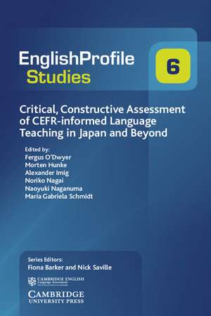 Critical, Constructive Assessment of CEFR-informed Language Teaching in Japan and Beyond de Fergus O'Dwyer