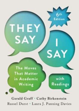 "They Say / I Say" with Readings de Gerald Graff