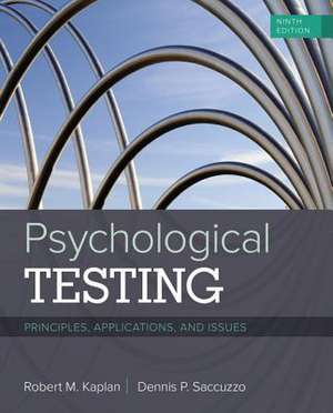 Psychological Testing de Dennis Saccuzzo