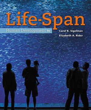 Life-Span Human Development de Elizabeth (Elizabethtown College) Rider