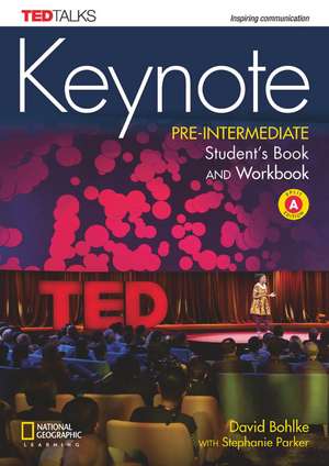 Keynote A2.2/B1.1: Pre-Intermediate - Student's Book and Workbook (Combo Split Edition A) + DVD-ROM de David Bohlke