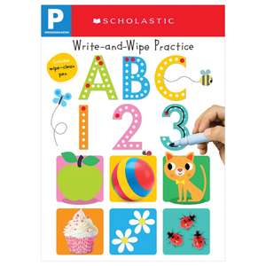 ABC 123 Write and Wipe Flip Book: Scholastic Early Learners (Write and Wipe) de Scholastic