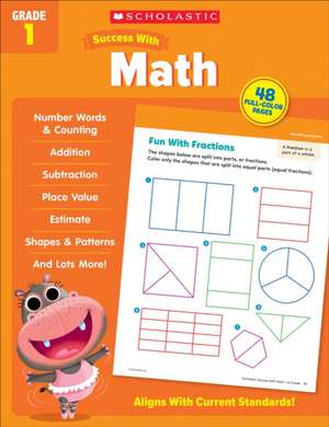 Scholastic Success with Math Grade 1 Workbook de Scholastic Teaching Resources