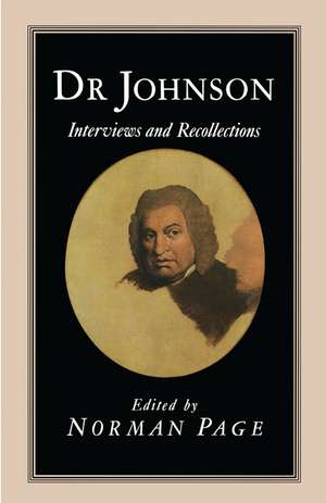 Dr Johnson de Norman Page