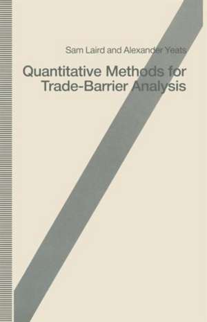 Quantitative Methods for Trade-Barrier Analysis de Sam Laird