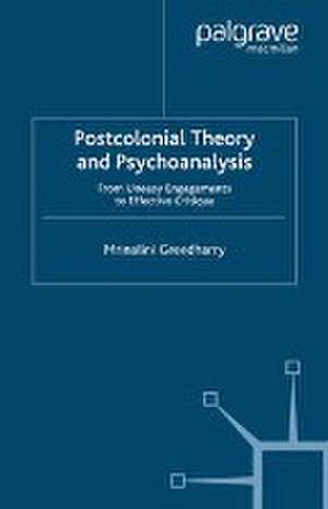 Postcolonial Theory and Psychoanalysis de Mrinalini Greedharry