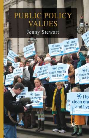 Public Policy Values de J. Stewart