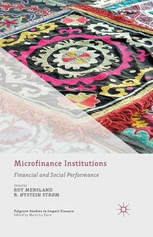 Microfinance Institutions: Financial and Social Performance de R. Mersland