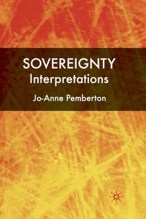 Sovereignty de J. Pemberton