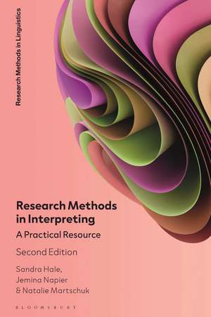 Research Methods in Interpreting: A Practical Resource de Sandra Hale