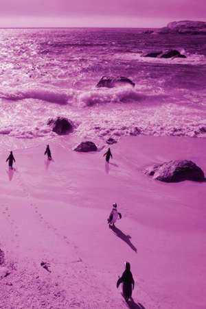 Alive! Little Penguin Friends - Magenta Duotone - Photo Art Notebooks (6 X 9 Series) de Eva-Lotta Jansson