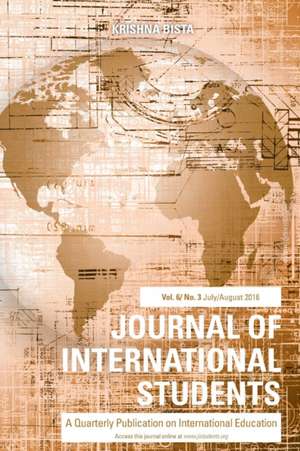 Journal of International Students 2016 Vol 6 Issue 3 de Krishna Bista