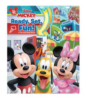 Mickey Ready, Set, Fun!: A Lift-and-Seek Book de Disney Book Group