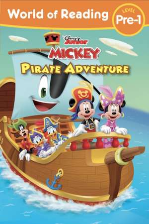 Mickey Mouse Funhouse: World of Reading: Pirate Adventure de Disney Books