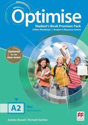 Optimise A2 Student's Book Premium Pack de Richard Storton