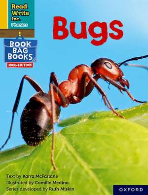 Read Write Inc. Phonics: Bugs (Yellow Set 5 NF Book Bag Book 3) de Ruth Miskin