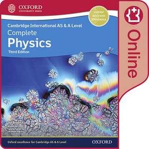 Cambridge International AS & A Level Complete Physics Enhanced Online Student Book de Jim Breithaupt