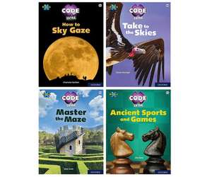 Project X CODE Extra: White and Lime Book Bands, Oxford Levels 10 and 11: Sky Bubble and Maze Craze, Mixed Pack of 4 de Ciaran Murtagh