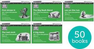 Read Write Inc. Phonics: Green Set 1 More Black & White Storybooks (Pack of 50) de Ruth Miskin