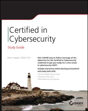 CC Certified in Cybersecurity Study Guide de M Chapple