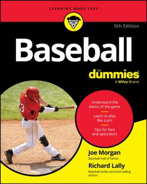 Baseball for Dummies de Joe Morgan