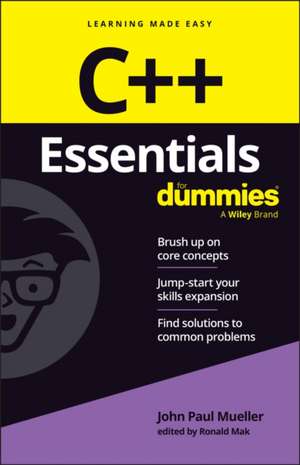 C++ Essentials for Dummies de The Experts at Dummies