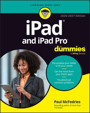 iPad and iPad Pro for Dummies de Paul McFedries