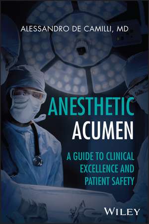 Anesthesia Acumen de Alessandro de Camilli