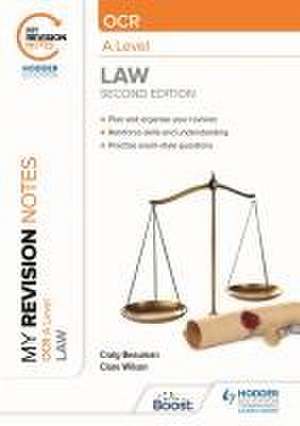 My Revision Notes: OCR A Level Law Second Edition de Clare Wilson