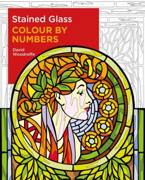 Stained Glass Colour by Numbers de David Woodroffe