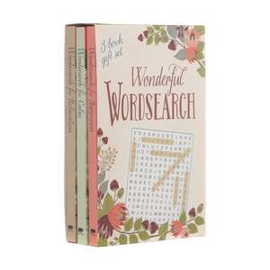 Wonderful Wordsearch: 3-Book Gift Set de Eric Saunders