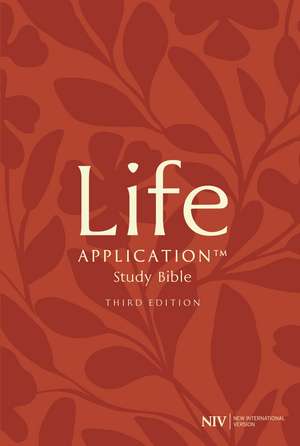 NIV Life Application Study Bible (Anglicised) - Third Edition: Leather de New International Version