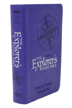 The NKJV, Explorer's Study Bible, Leathersoft, Blue: Seeking God's Treasure and Living His Word de Thomas Nelson