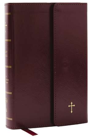 NKJV Compact Paragraph-Style Bible w/ 43,000 Cross References, Burgundy Leatherflex w/ Magnetic Flap, Red Letter, Comfort Print: Holy Bible, New King James Version: Holy Bible, New King James Version de Thomas Nelson