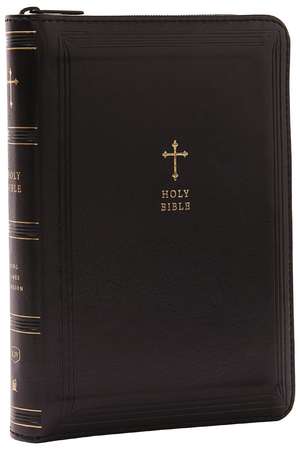 KJV Compact Bible w/ 43,000 Cross References, Black Leathersoft with zipper, Red Letter, Comfort Print: Holy Bible, King James Version: Holy Bible, King James Version de Thomas Nelson